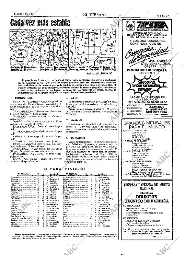 ABC MADRID 20-01-1981 página 41