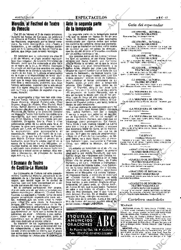 ABC MADRID 20-01-1981 página 75