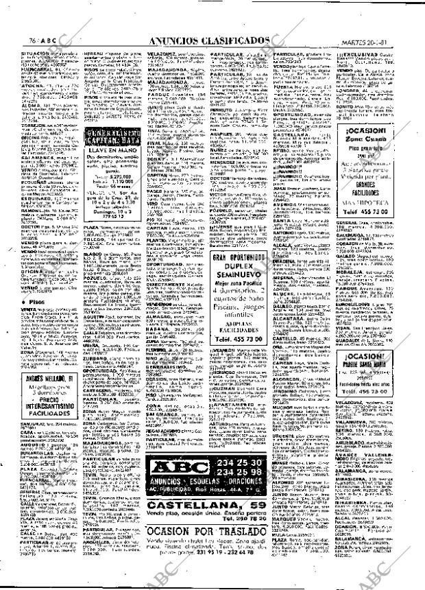 ABC MADRID 20-01-1981 página 88