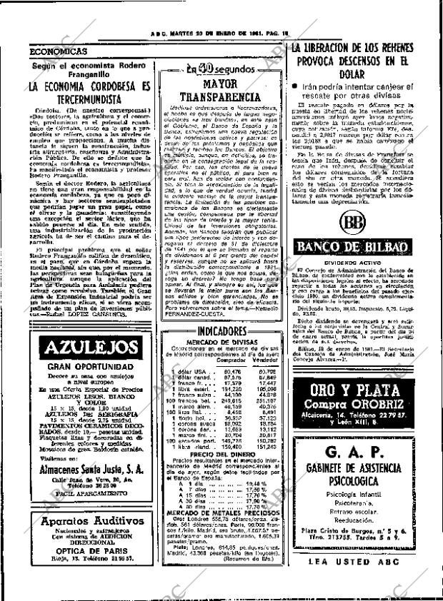 ABC SEVILLA 20-01-1981 página 30