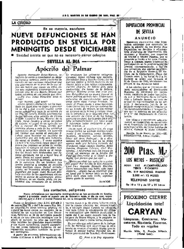 ABC SEVILLA 20-01-1981 página 33