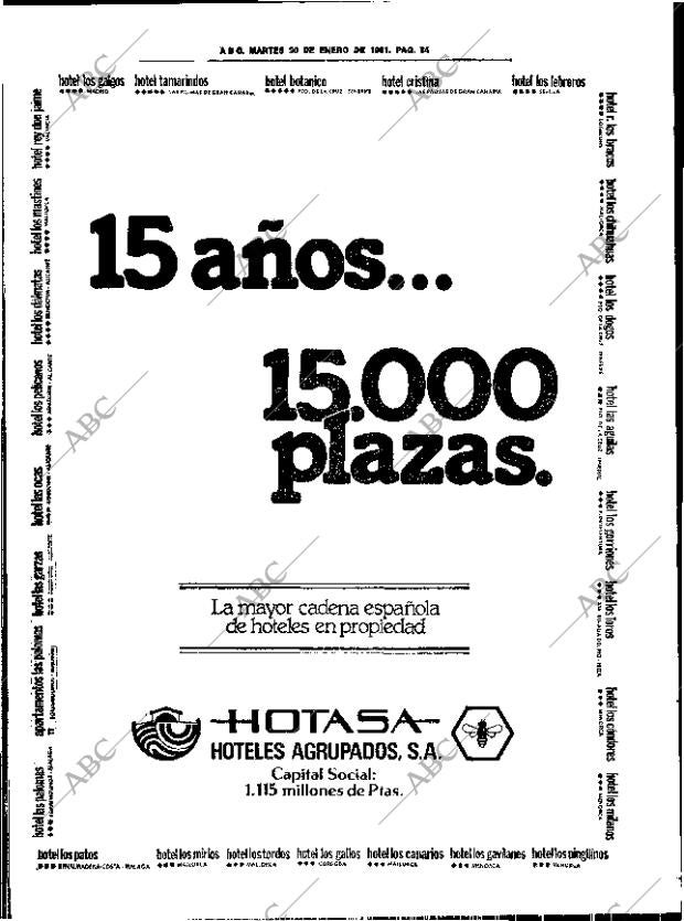 ABC SEVILLA 20-01-1981 página 46