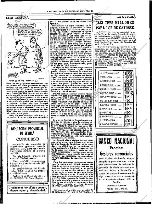 ABC SEVILLA 20-01-1981 página 48