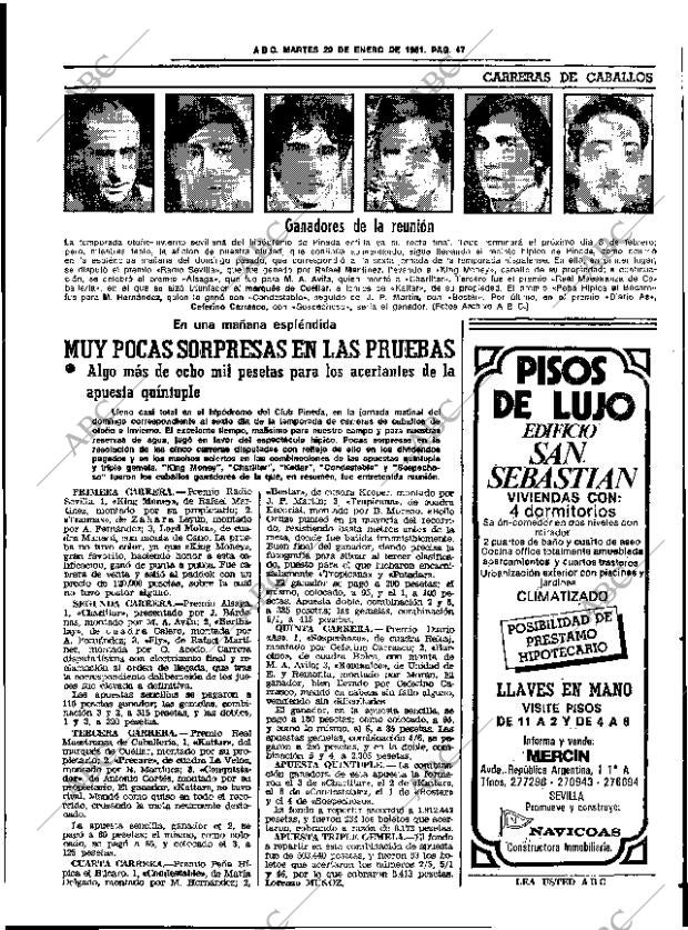 ABC SEVILLA 20-01-1981 página 59