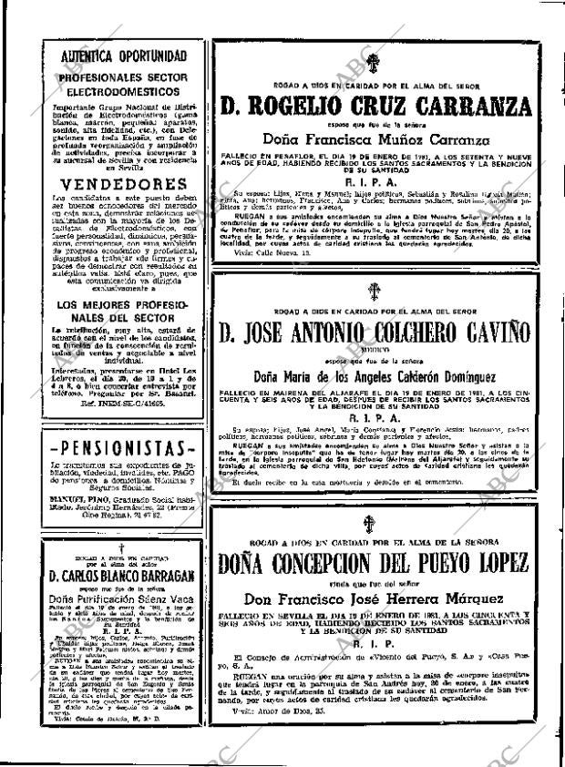 ABC SEVILLA 20-01-1981 página 73