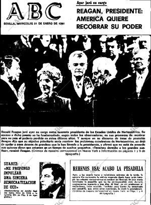 ABC SEVILLA 21-01-1981 página 1