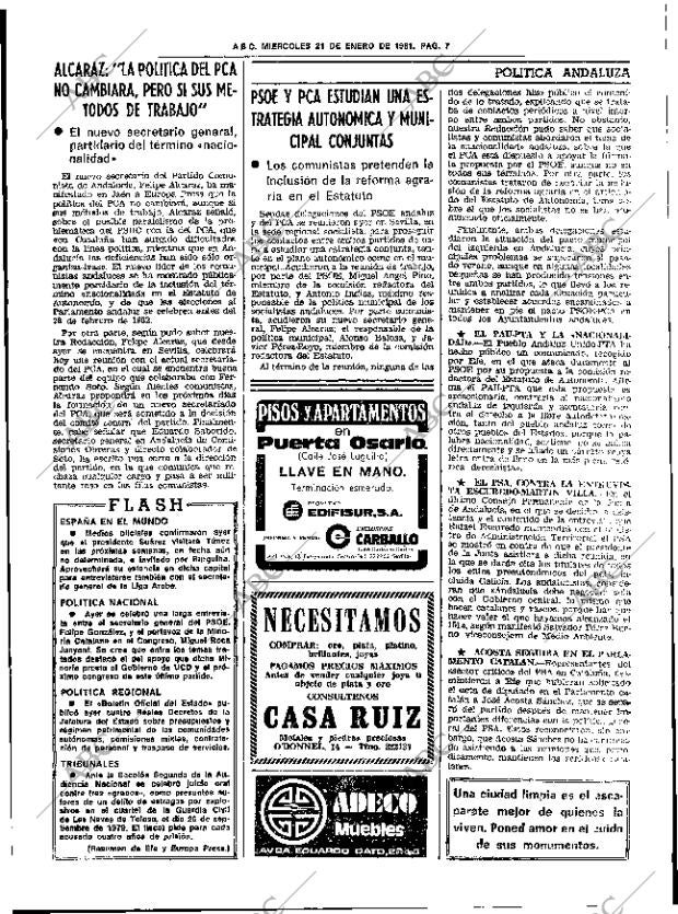 ABC SEVILLA 21-01-1981 página 15