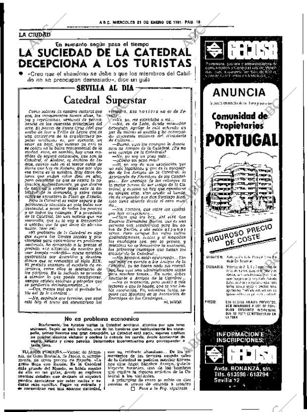 ABC SEVILLA 21-01-1981 página 23