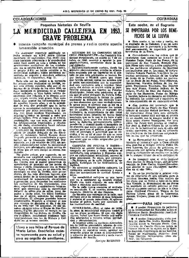 ABC SEVILLA 21-01-1981 página 28