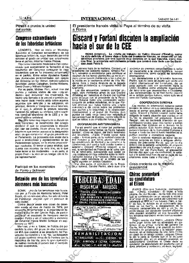 ABC MADRID 24-01-1981 página 20