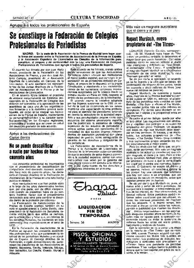 ABC MADRID 24-01-1981 página 33