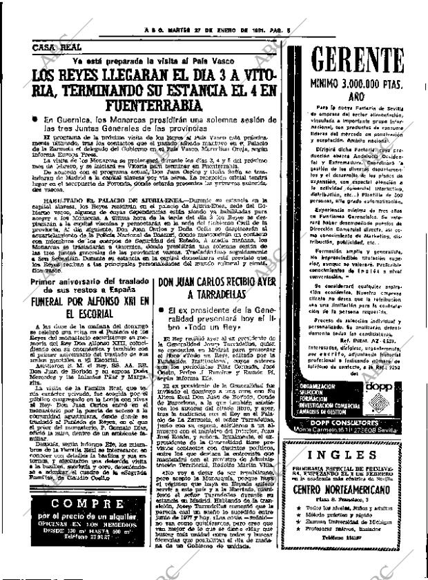 ABC SEVILLA 27-01-1981 página 17