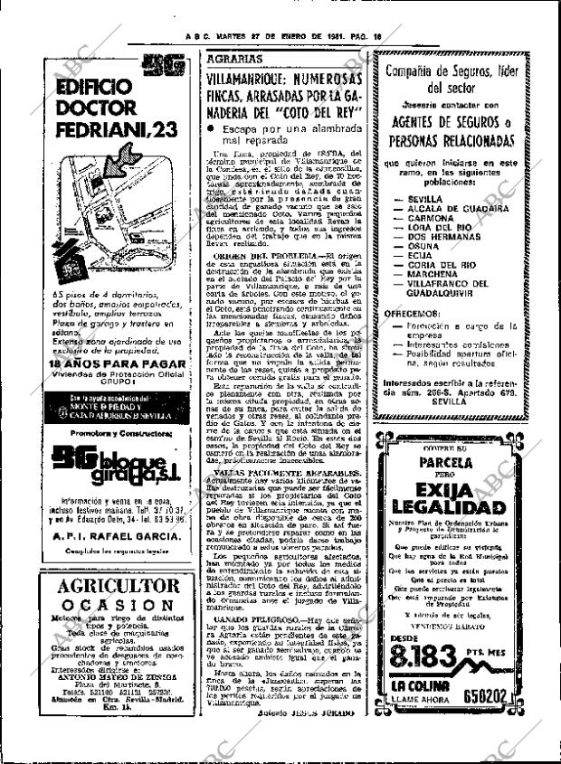 ABC SEVILLA 27-01-1981 página 28