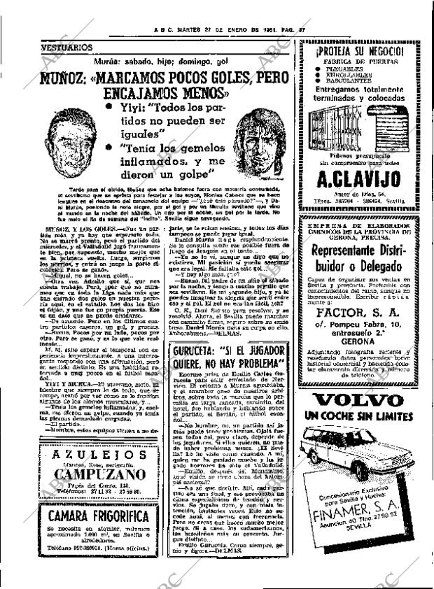 ABC SEVILLA 27-01-1981 página 49