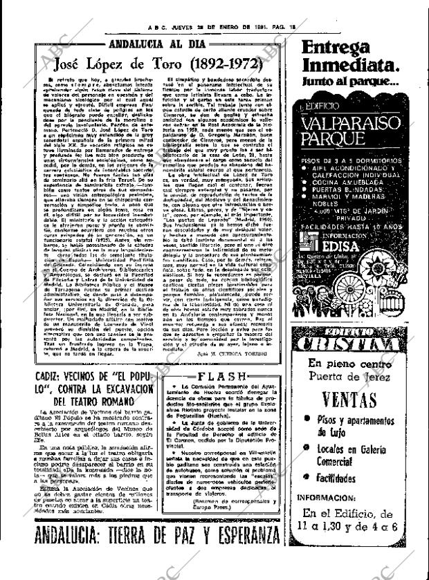 ABC SEVILLA 29-01-1981 página 19