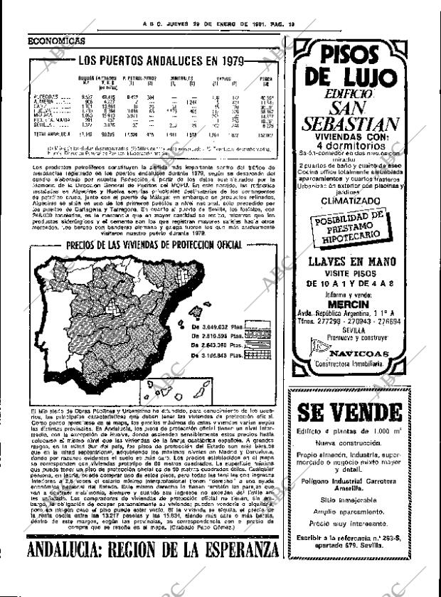 ABC SEVILLA 29-01-1981 página 25