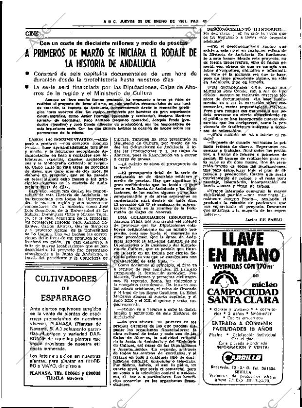 ABC SEVILLA 29-01-1981 página 47