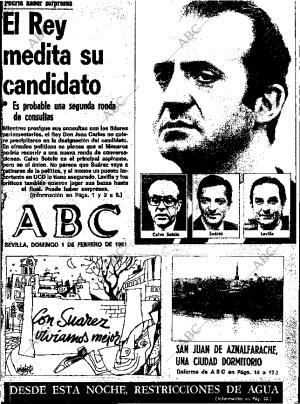 ABC SEVILLA 01-02-1981 página 1