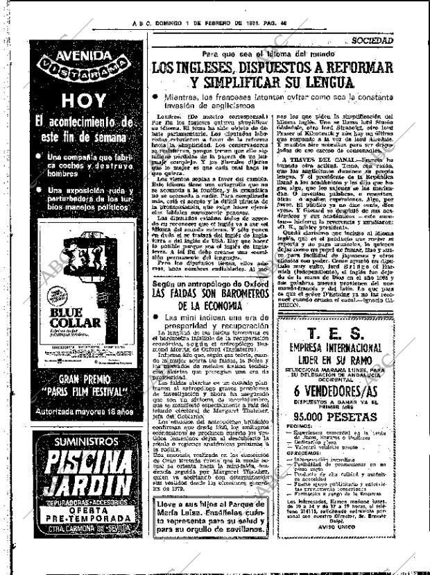 ABC SEVILLA 01-02-1981 página 58