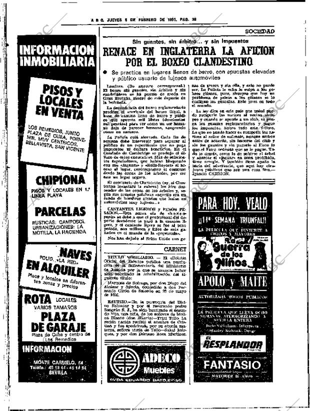 ABC SEVILLA 05-02-1981 página 38