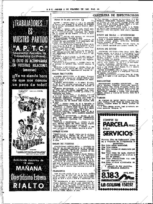 ABC SEVILLA 05-02-1981 página 50