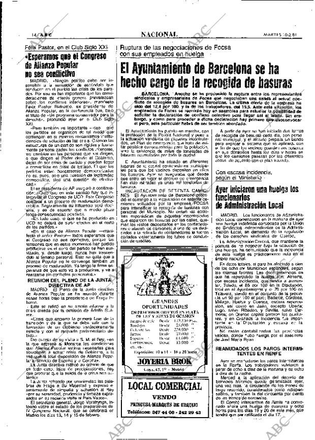 ABC MADRID 10-02-1981 página 22