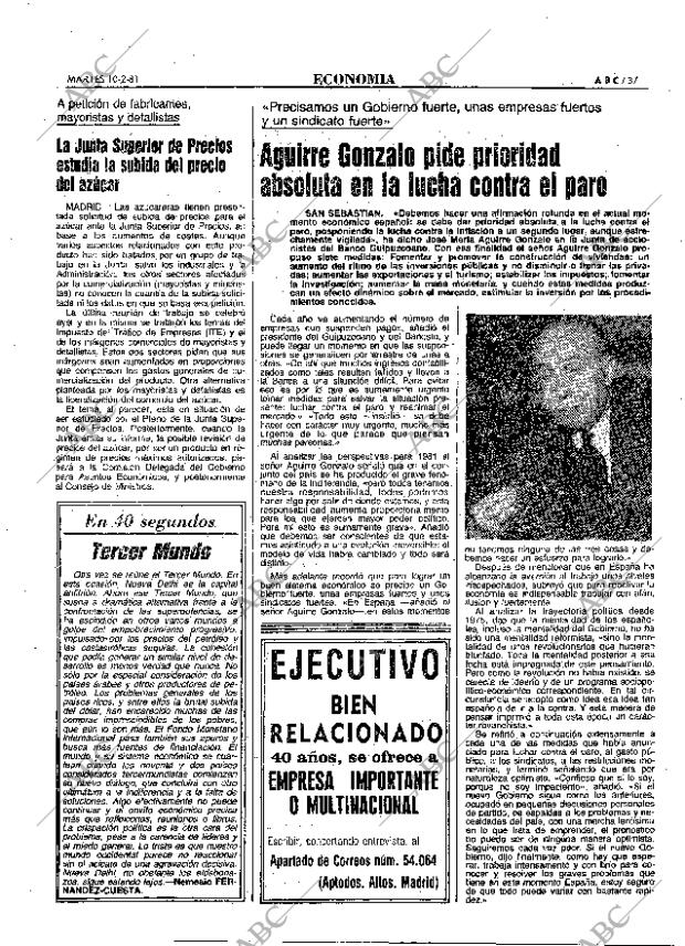 ABC MADRID 10-02-1981 página 45