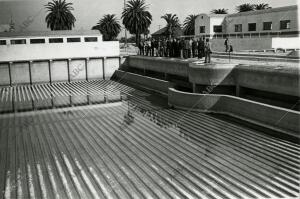 Aspecto de la estación de La Algaba, construida en la década de los veinte del...