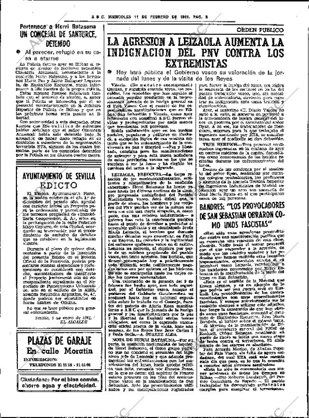 ABC SEVILLA 11-02-1981 página 18