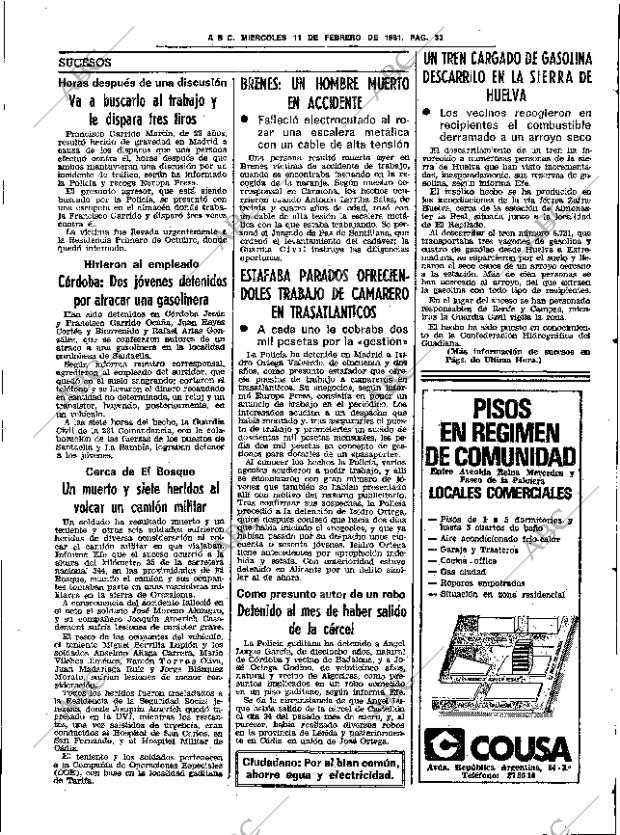 ABC SEVILLA 11-02-1981 página 45