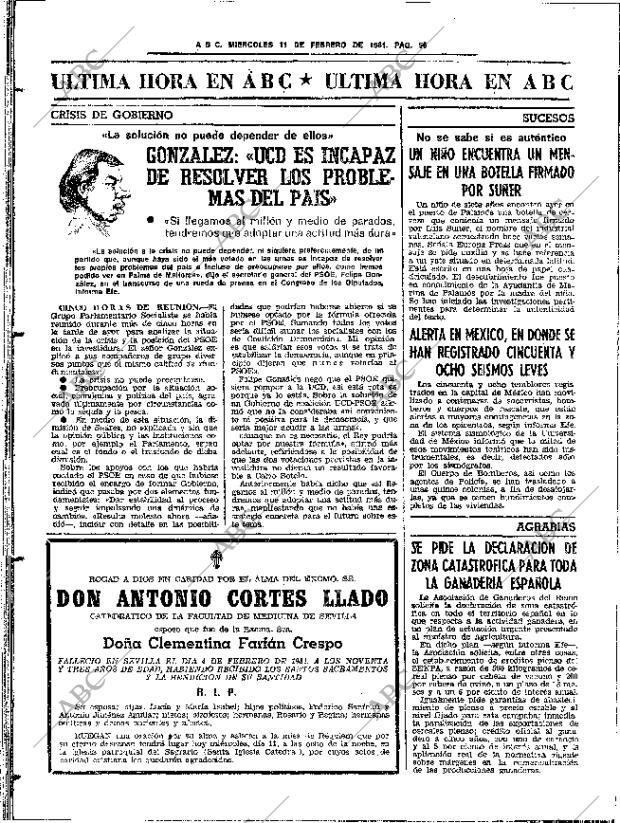 ABC SEVILLA 11-02-1981 página 68