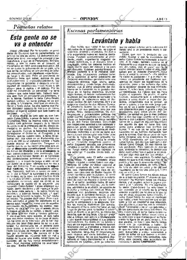 ABC MADRID 22-02-1981 página 19