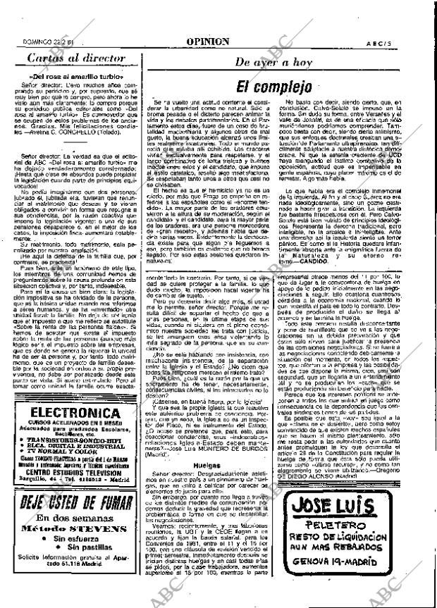 ABC MADRID 22-02-1981 página 21