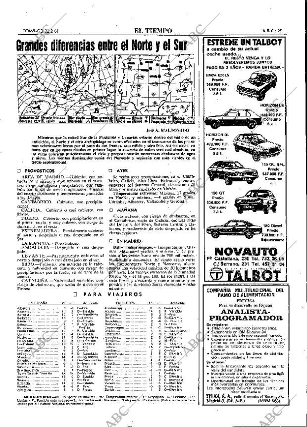 ABC MADRID 22-02-1981 página 41