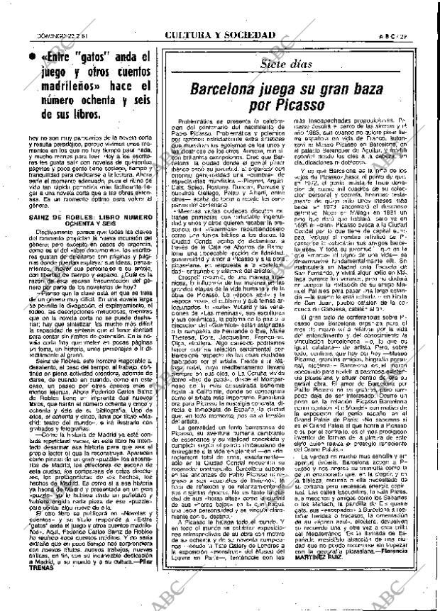ABC MADRID 22-02-1981 página 45