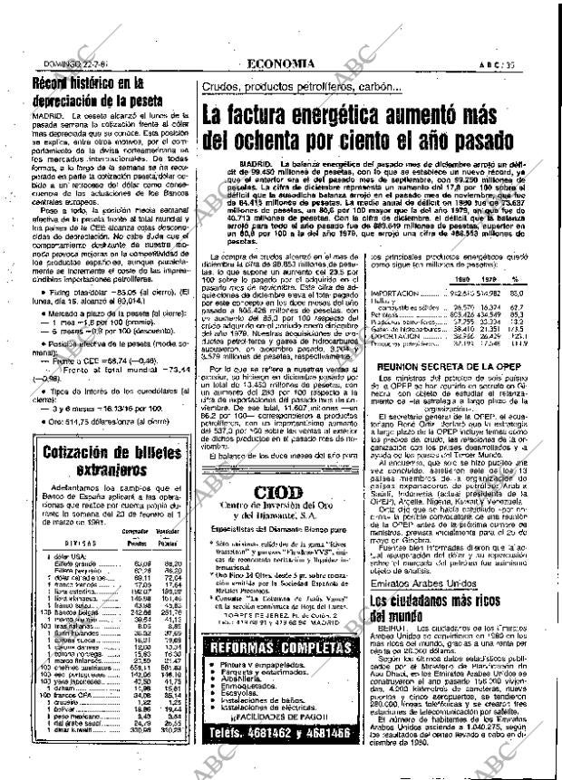 ABC MADRID 22-02-1981 página 51