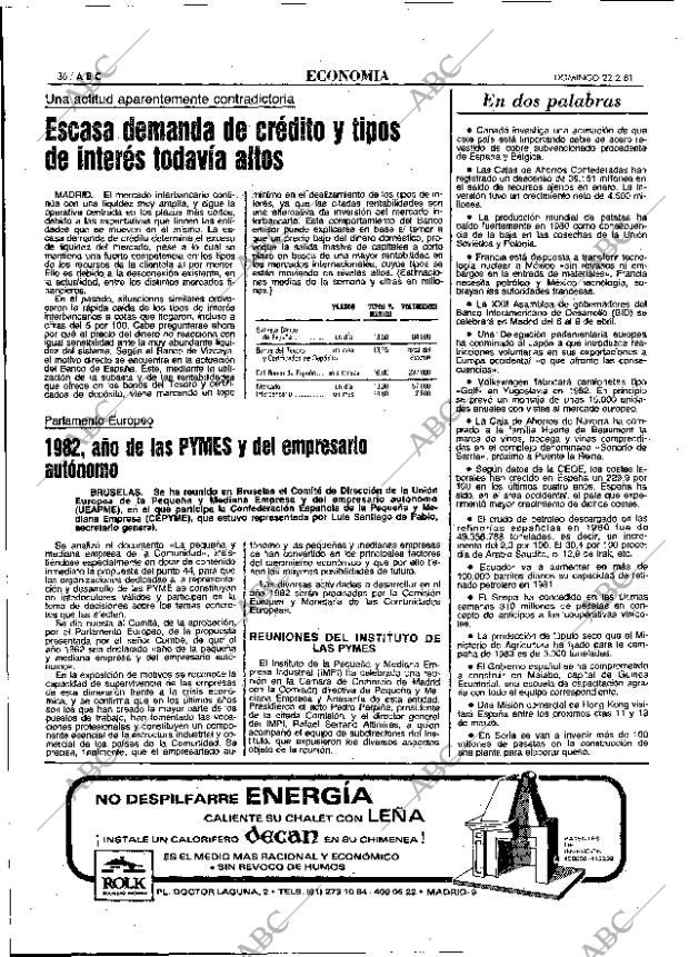 ABC MADRID 22-02-1981 página 52