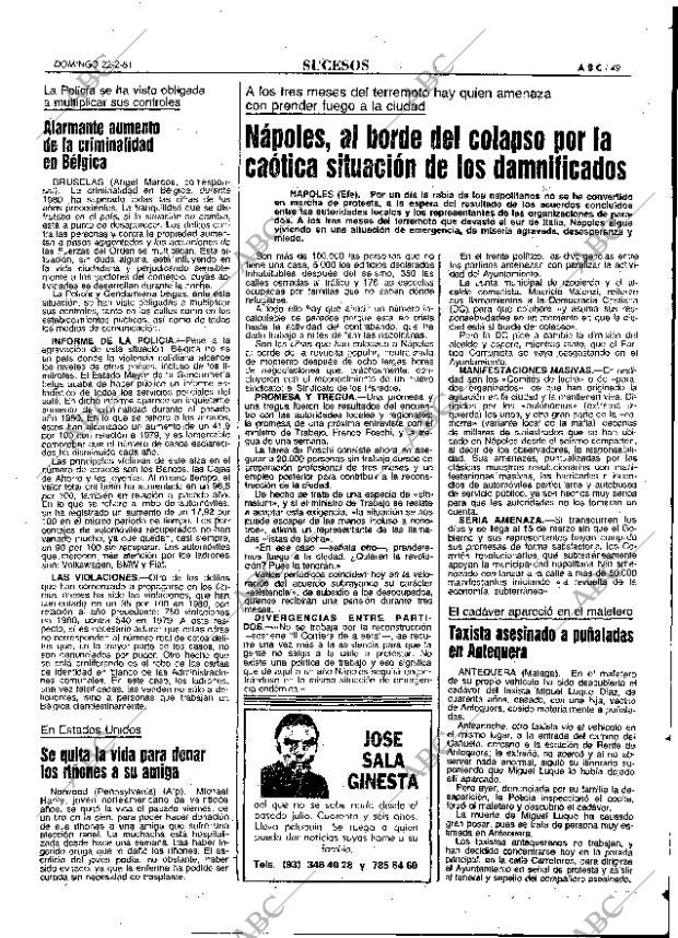ABC MADRID 22-02-1981 página 65