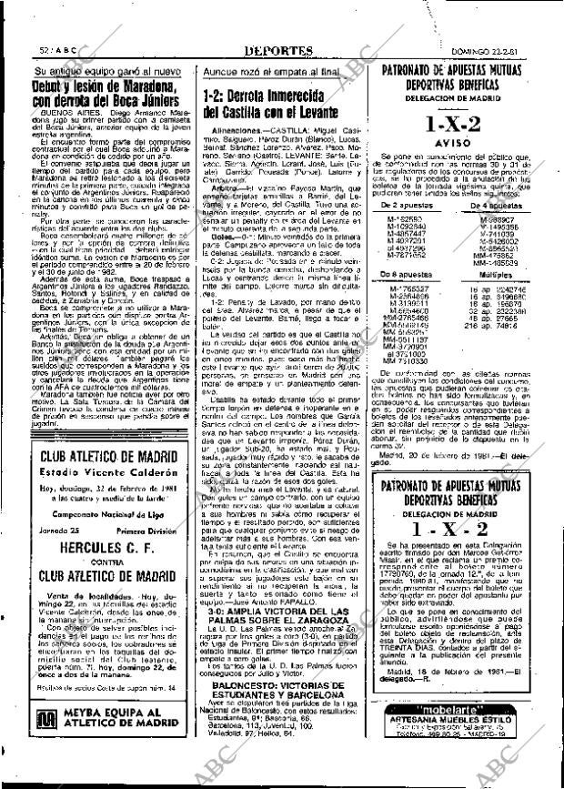ABC MADRID 22-02-1981 página 68