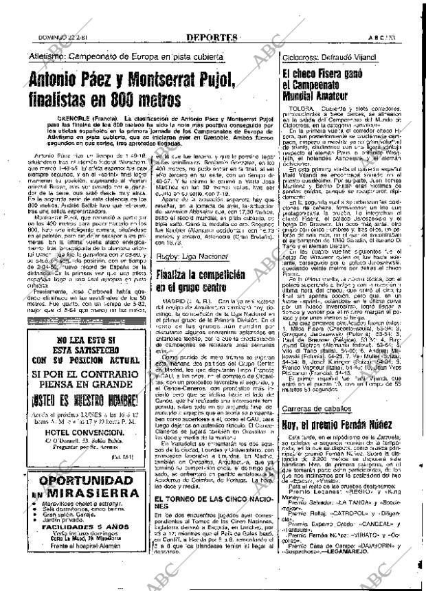 ABC MADRID 22-02-1981 página 69