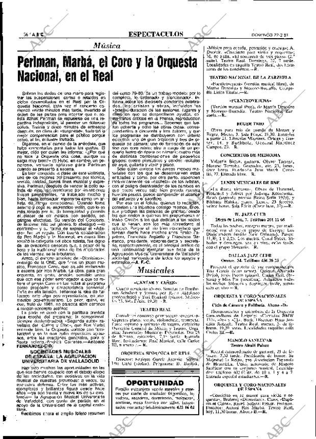 ABC MADRID 22-02-1981 página 72