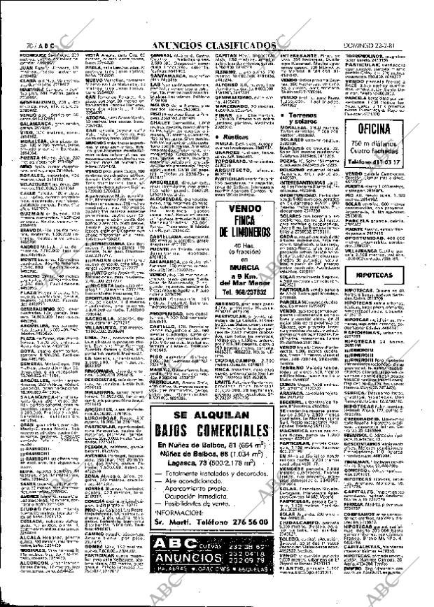 ABC MADRID 22-02-1981 página 86