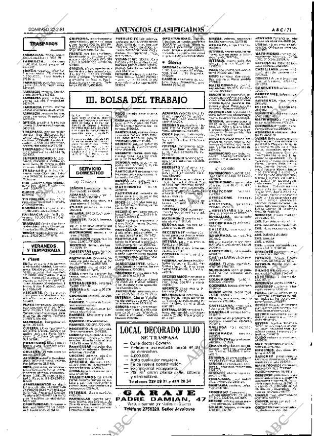 ABC MADRID 22-02-1981 página 87