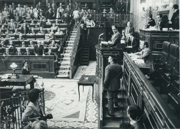 El Teniente General D. Manuel Gutiérrez Mellado, Vicepresidente Primero del...