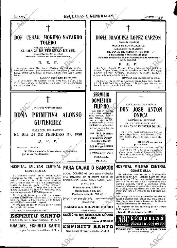 ABC MADRID 24-02-1981 página 104