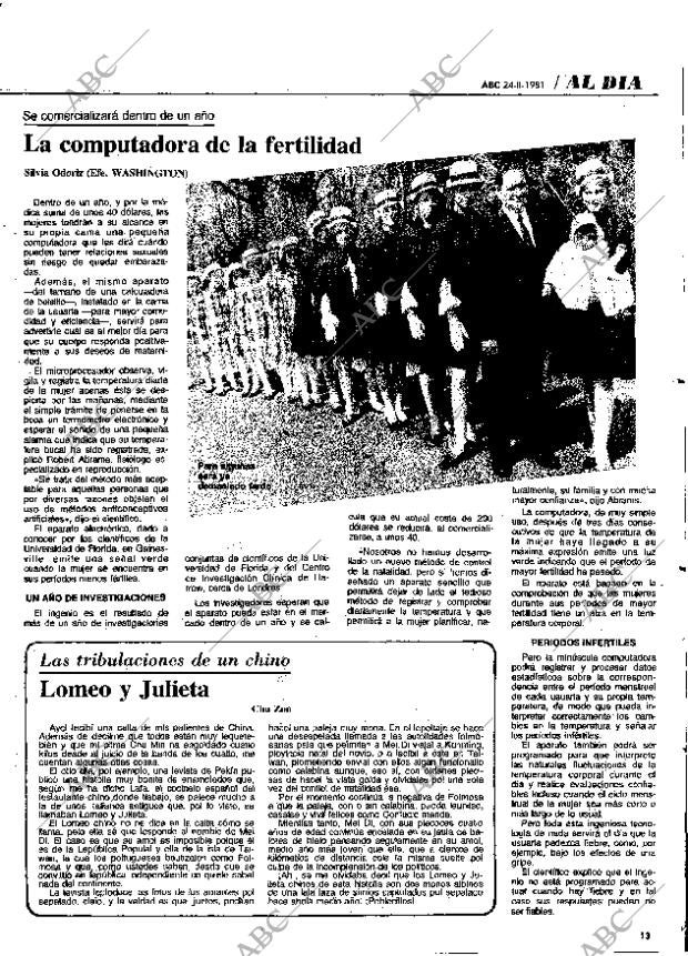 ABC MADRID 24-02-1981 página 109