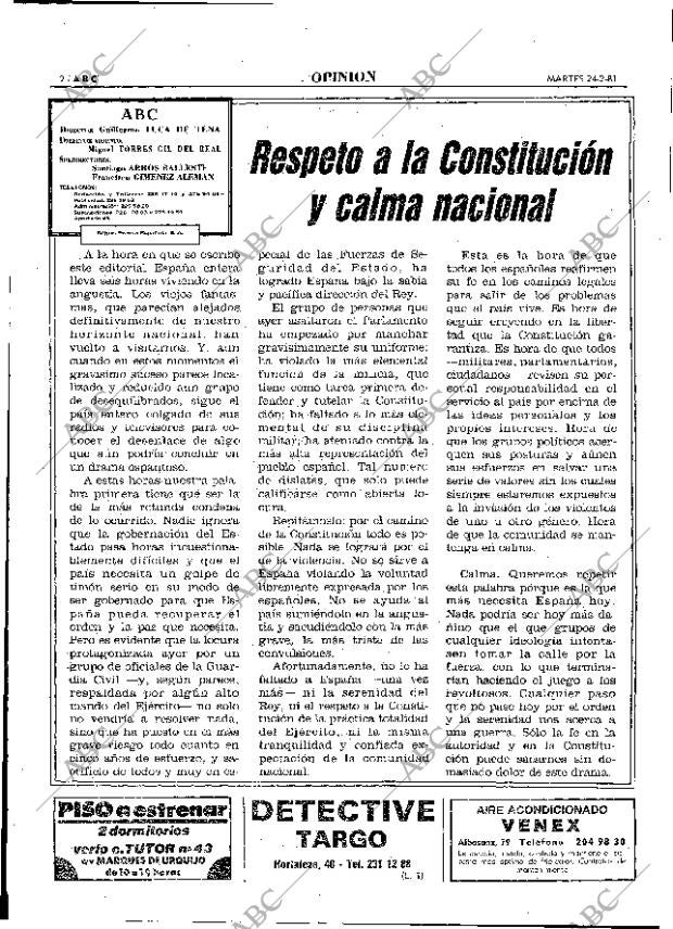 ABC MADRID 24-02-1981 página 14