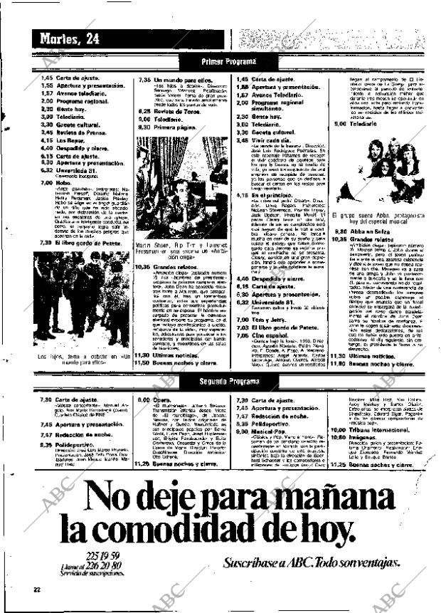 ABC MADRID 24-02-1981 página 158