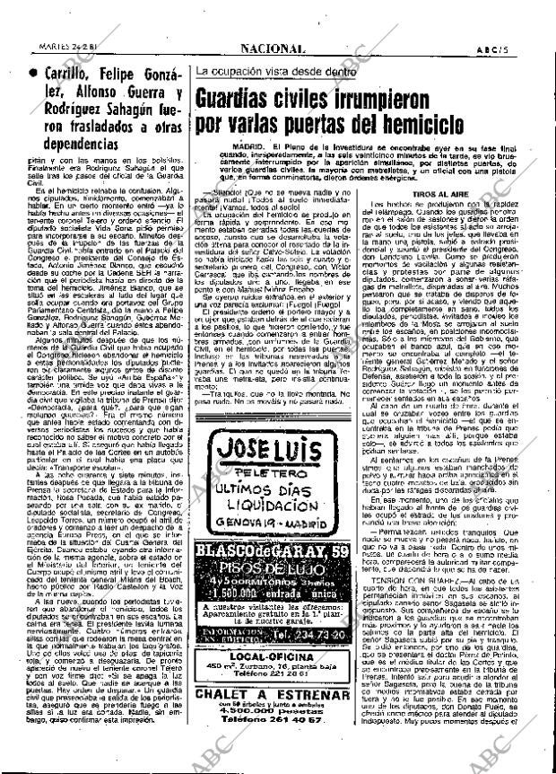 ABC MADRID 24-02-1981 página 17