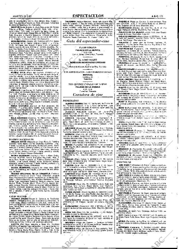 ABC MADRID 24-02-1981 página 85